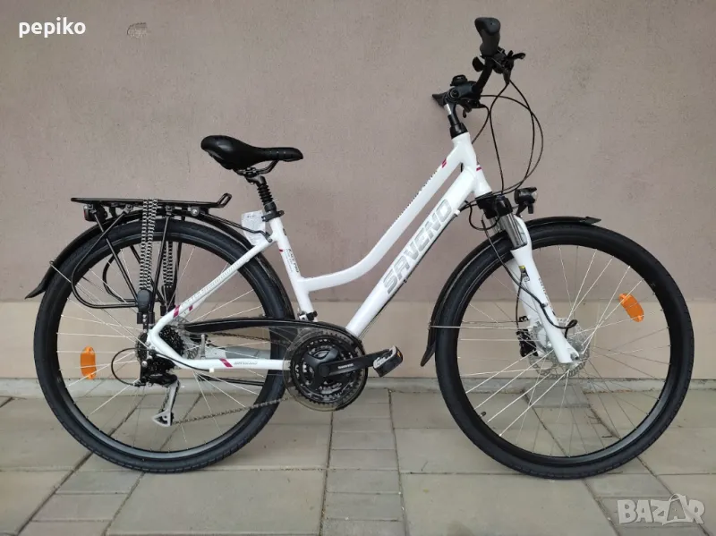 Продавам колела внос от Германия градски алуминиев велосипед SAVENO EXETER 28 цола хидравлика диск, снимка 1