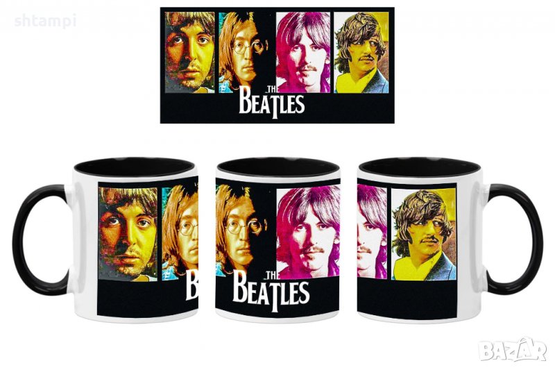 Чаша Beatles 07,Керамична Чаша, Кафе Чай, Игра,Изненада,Подарък,Повод,Празник,Рожден Ден, снимка 1