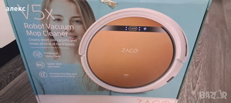 ZACO iLife V5x– Робот прахосмукачка с моп, снимка 1