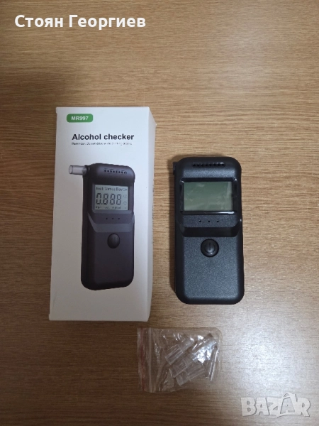 MR997 Алкохолен тестер, професионален прецизен LCD , снимка 1