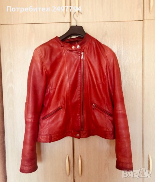 Кожено яке Massimo Dutti, снимка 1