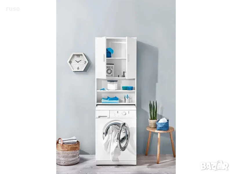 НОВ! Шкаф за пералня с 2 рафта, снимка 1