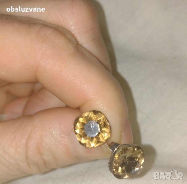 Елегантни обеци Опушен кварц, снимка 1