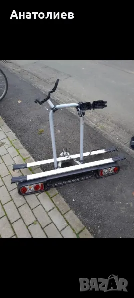 Багажник за  2 колелета за тежлич, снимка 1