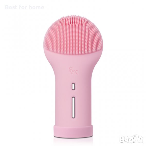 SVK CUTILY 3-в-1 звукова четка за почистване на лице от силикон с подгряване, почистващ масажор за л, снимка 1