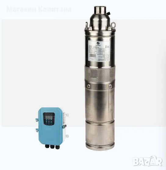 Соларна сондажна винтова помпа Gmax, 0.8 kW, 80 м, 5.8 м³/ч, снимка 1