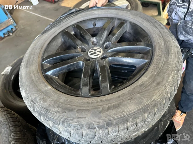 Джанти с зимни гуми Q5 Q7 Touareg Cayenne 5*130 R18 Volkswagen Aud, снимка 1