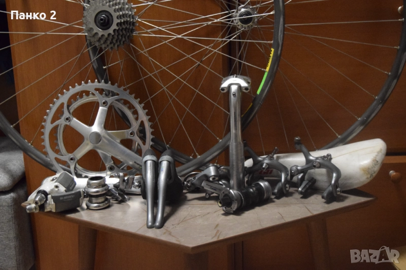 Ретро Шосеен Монтаж Shimano 600 Tricolore 6400 7 Скорости, снимка 1