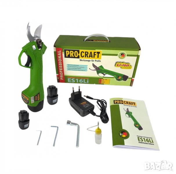 PROCRAFT ES16Li Акумулаторна ножица, снимка 1