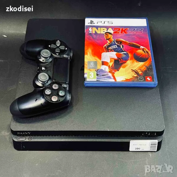 Конзола Sony Play Station 4 SLIM с 1бр. джойстик и 1бр. игра, снимка 1