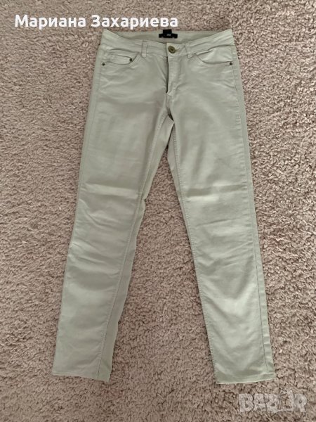 Дамски бежови дънки, размер XS, снимка 1