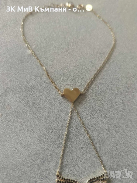 Неразличима от нова Златна дамска гривна 4.58гр 14к 535лв   0888998778 жк Овча Купел пред 523бл, снимка 1