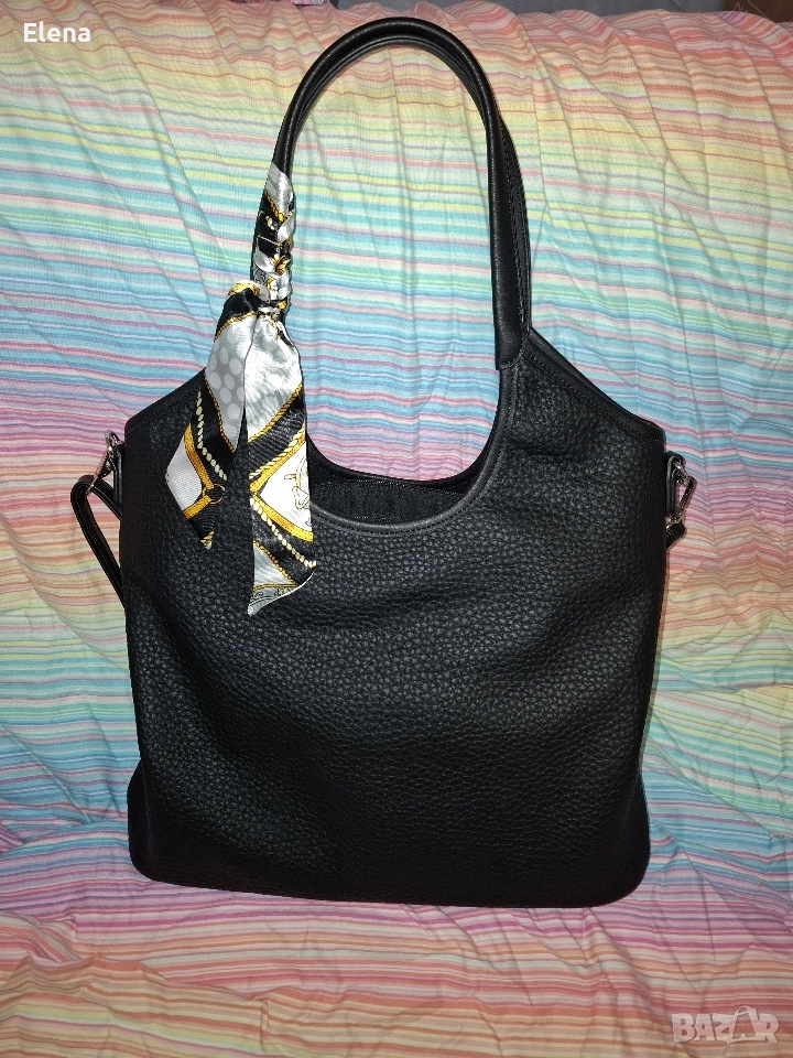 Дамска черна чанта., снимка 1