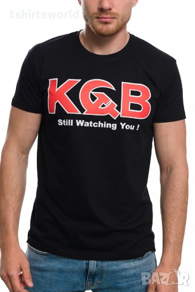 Нова мъжка тениска с трансферен печат KGB, Комитетът за държавна сигурност, снимка 1