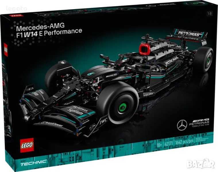 НОВО ЛЕГО 42171 Техник - Мерцедес-AMG F1 W14 E Перформанс LEGO 42171 Mercedes-AMG F1 W14 E Performan, снимка 1