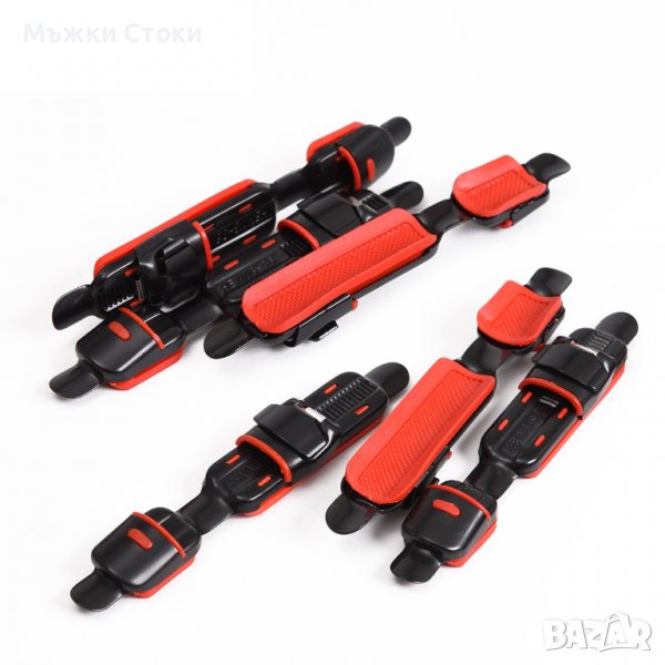 Държач за макара черно и червено метален, снимка 1