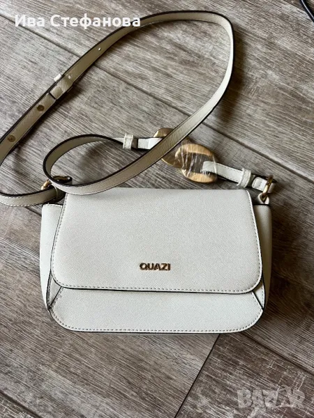 Нова елегантна ежедневна бяла кожена чанта , снимка 1