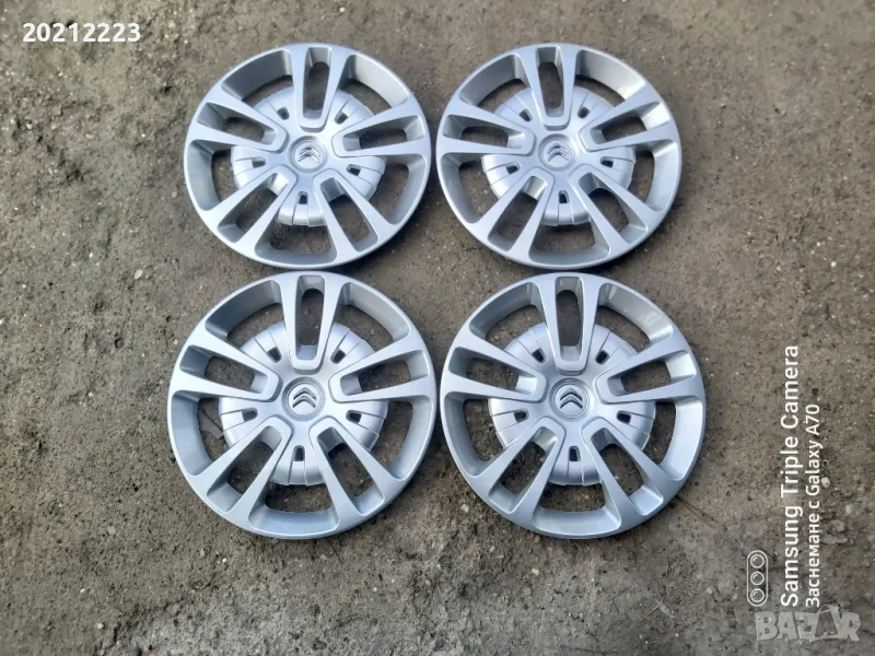 4 броя Оригинални тасове за Citroen C3 16, снимка 1