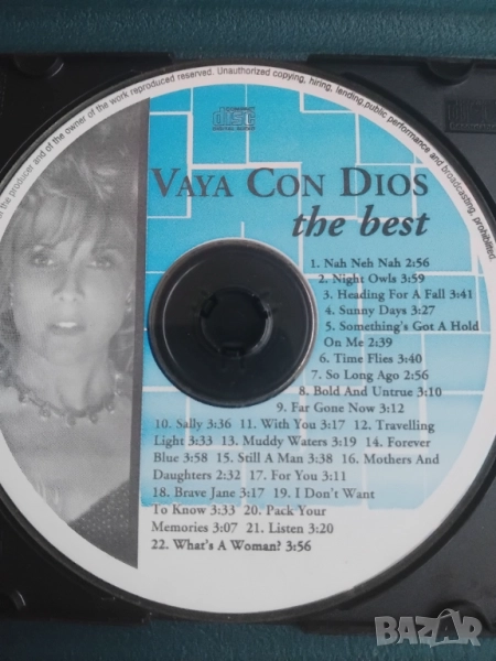 Vaya Con Dios - The Best - матричен диск музика, снимка 1