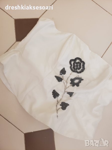 Бял топ корсет, снимка 1