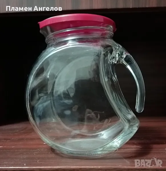 стъклена кана, снимка 1