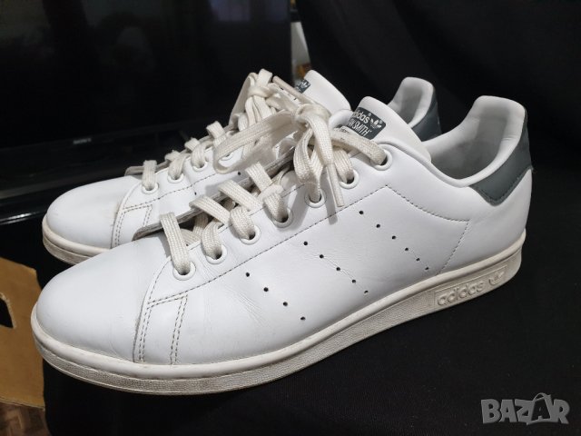 Оригинални кожени Adidas Stan Smith CQ2206, снимка 4 - Маратонки - 31653927