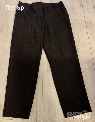 Ежедневен тъмно сив дамски панталон