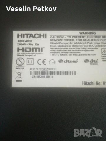 HITACHI 43HE4000 на части!, снимка 1 - Части и Платки - 31746350