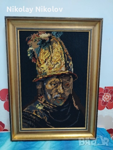 Гоблен "Човекът със златния шлем 1650"