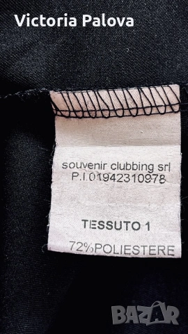 Уникална авангардна находка на Souvenir Italy - Нестандартен силует в Deep Navy, снимка 15 - Рокли - 53953605