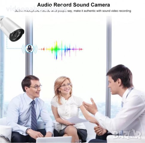 Super UltraHD 4MPx 6 АRRAY Метална IP67 Мълниящит Ударо-Водоустойчива LAN Камера H.265X Audio ONVIF, снимка 2 - IP камери - 30416062