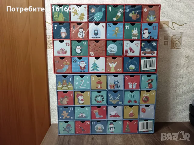 Коледни адвент календари., снимка 8 - Декорация за дома - 56248964