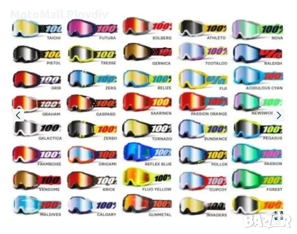 100% очила accuri мотокрос ендуро крос мотор велосипед нови, снимка 2 - Аксесоари и консумативи - 49272097