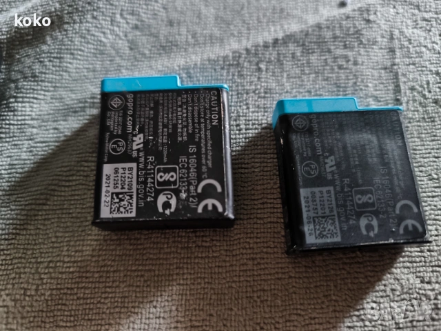 Батерии за GoPro 2 броя със зарядно, снимка 4 - Батерии, зарядни - 53093895