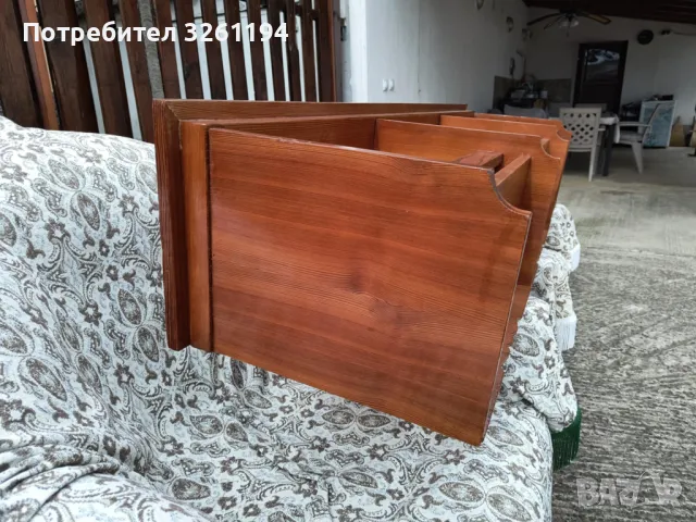 Дървен рафт, полица, етажерка, снимка 8 - Антикварни и старинни предмети - 49994812