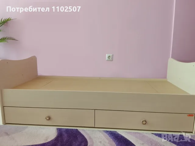 Трансформиращо бебешко легло Lorelli Maxi Plus -Светъл дъб 3 в 1, снимка 4 - Бебешки легла и матраци - 55953436