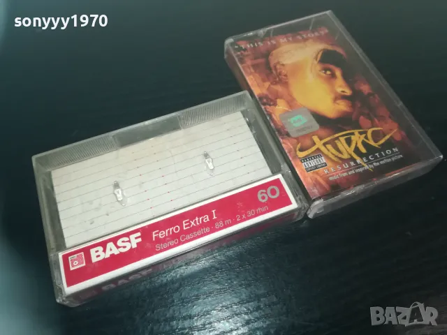 2PAC TUPAC RESURRECTION-ORIGINAL TAPE-COPY TO BASF TAPE 08112413190811241317, снимка 3 - Аудио касети - 47890956
