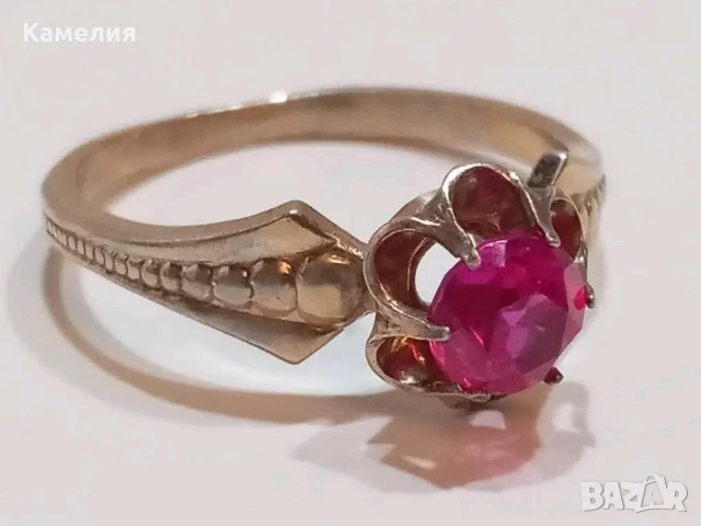 Руско сребро, снимка 4 - Пръстени - 50620877