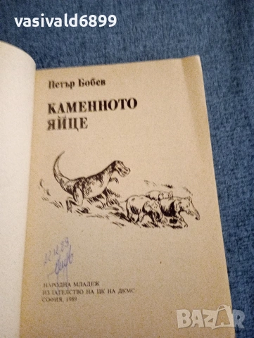 Петър Бобев - Каменното яйце , снимка 4 - Българска литература - 54124104