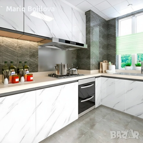 Мраморно самозалепващо фолио за обновяване на дома – водоустойчиво, здраво, практично