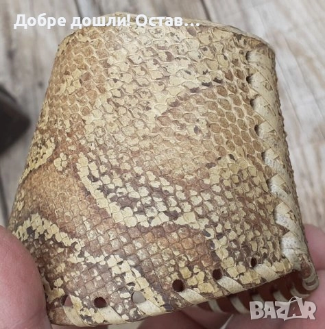 Кожени: Стари кутии, чиния, изделия от кожа, лампион, абажур, моливник, чиния, снимка 16 - Други ценни предмети - 28968026