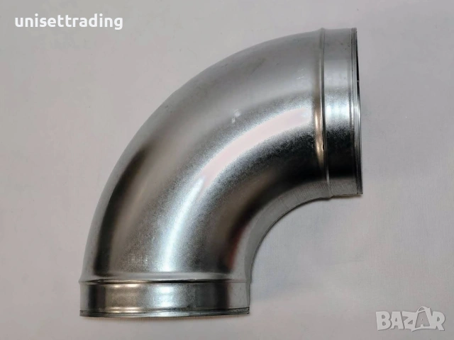 Коляно за аспирация ф200 поцинкована ламарина