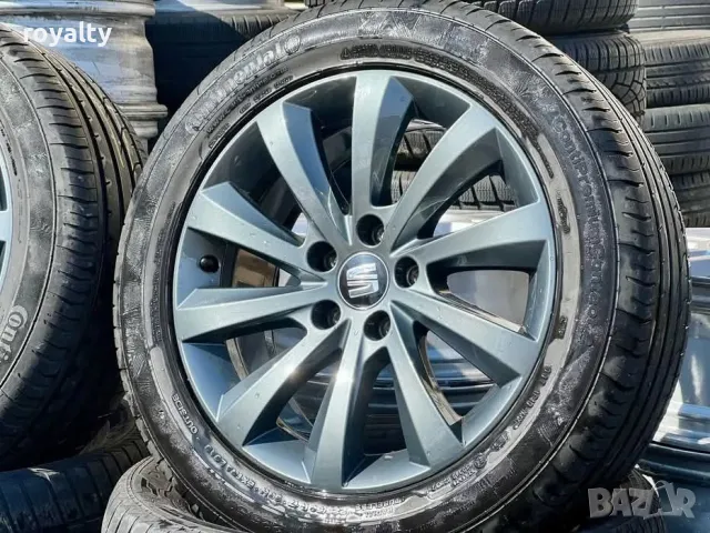 5х112 17 Джанти Seat Alhambra VW Passat Golf Caddy Skoda Kodiaq Superb Octavia Audi A3 A4 A6 Q3, снимка 12 - Аксесоари и консумативи - 49471896