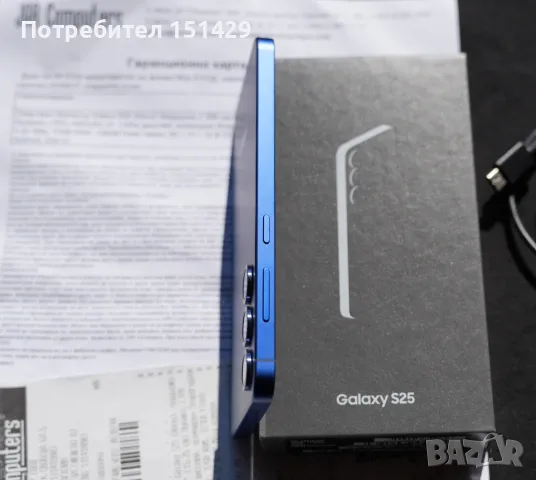 Samsung Galaxy S25 Син 128 - Отличен! Гаранция!, снимка 5 - Samsung - 56150556