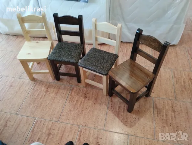 Малка квадратна масичка от дърво за дома или за детски център, снимка 8 - Маси - 49547097