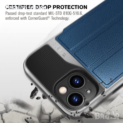 Нов защитен калъф кейс гръб iPhone 14 Plus/ pro max Айфон Поставка за карта военна защита от падане, снимка 3 - Калъфи, кейсове - 39261103