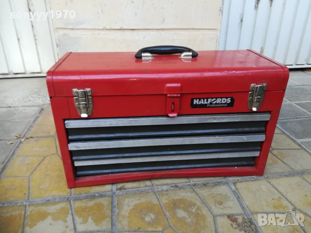 halfords professional-метален куфар за инструменти 0711202013, снимка 3 - Куфари с инструменти - 30709849