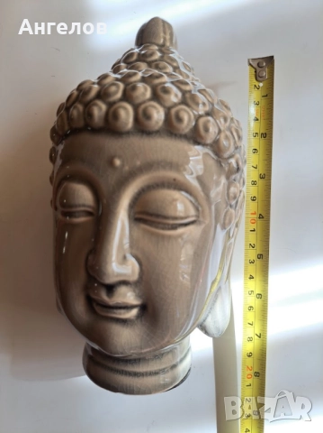 Буда от масивен порцелан с кракле ефект