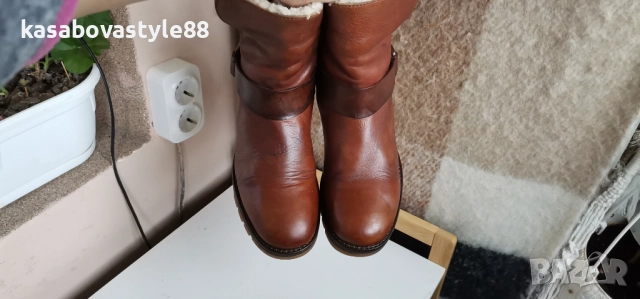 Ботуши Via естествена кожа , снимка 7 - Дамски боти - 52877493