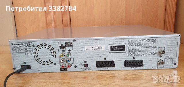 Panasonic DMR-ES30 DVD recorder VHS recorder с дистанционното управление, снимка 10 - Плейъри, домашно кино, прожектори - 53935216